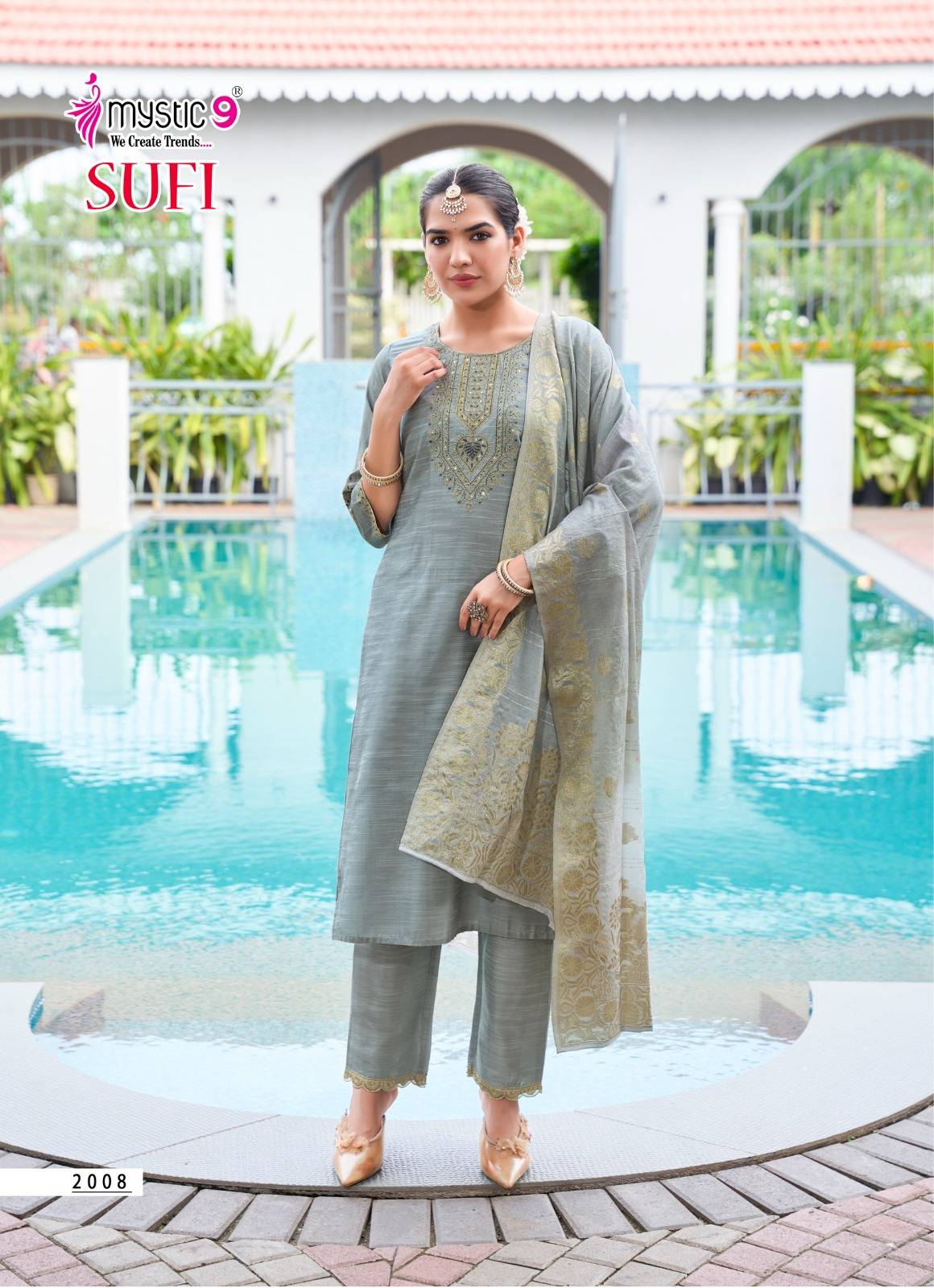 Mystic9 sufi vol 2 straight kurti wholesale for women